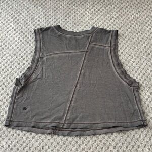 Lululemon Athletica Charcoal Sleeveless Top